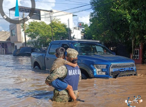 28 Tewas, Seribu Rumah Rusak Akibat Banjir Besar Akibat Badai Tropis di Meksiko